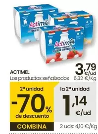 Oferta de Actimel -  Los Productos Senalizados por 3,79€ en Eroski