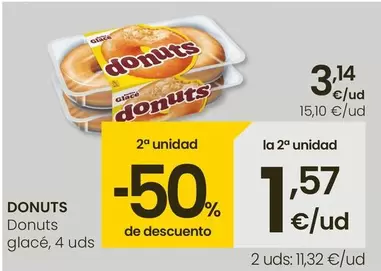 Oferta de Glacé -  Donuts por 3,14€ en Eroski