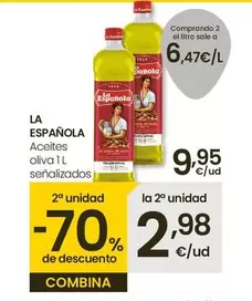 Oferta de La Española - Aceites Oliva  por 9,95€ en Eroski