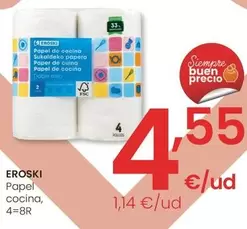 Oferta de Eroski - Papel Cocina por 4,55€ en Eroski