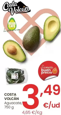 Oferta de Costa Volcán - Aguacate por 3,49€ en Eroski