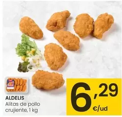 Oferta de Aldelis - Alitas De Pollo Crujiente por 6,29€ en Eroski