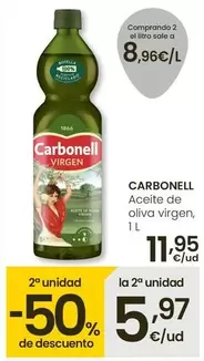 Oferta de Carbonell - Aceite De Oliva Virgen por 11,95€ en Eroski