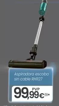 Oferta de Rowenta - Aspiradora Escoba Sin Cable RH1127 por 99,99€ en Eroski