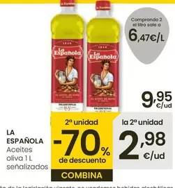 Oferta de La Española - Aceites Oliva  por 9,95€ en Eroski