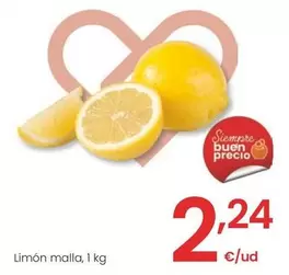 Oferta de Limón Malla por 2,24€ en Eroski