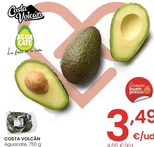 Oferta de Costa Volcán - Aguacate por 3,49€ en Eroski