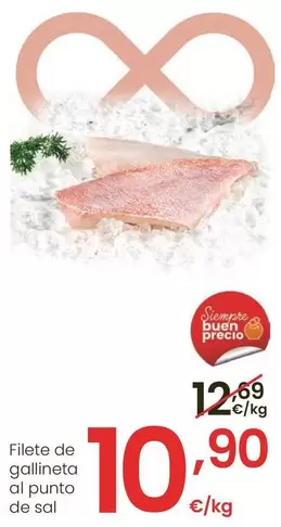 Oferta de Filete De Gallineta Al Punto De Sal por 10,9€ en Eroski