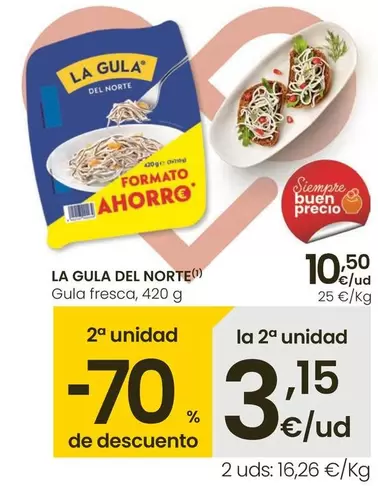 Oferta de La Gula Del Norte - Gula Fresca por 10,5€ en Eroski