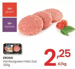 Oferta de Eroski - Hamburguesa Mixta por 2,25€ en Eroski