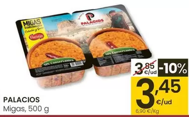 Oferta de Palacios - Migas por 3,45€ en Eroski