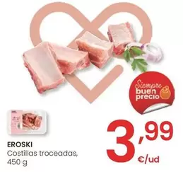 Oferta de Eroski - Costillas Troceadas por 3,99€ en Eroski