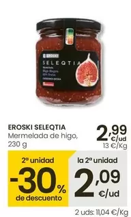 Oferta de Eroski Seleqtia - Mermelada De Higo por 2,99€ en Eroski