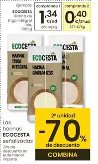 Oferta de Ecocesta - Harinas por 1,34€ en Eroski