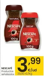 Oferta de Nescafé - Productos  por 3,99€ en Eroski