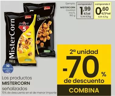 Oferta de MisterCorn - Cocktail Mix 5 por 1,99€ en Eroski