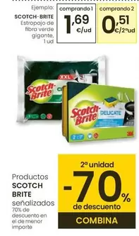 Oferta de Scotch-Brite - Productos por 1,69€ en Eroski