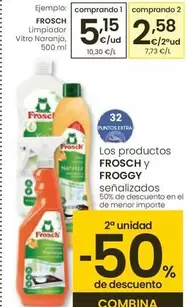 Oferta de Frosch Y Froggy - Productos por 5,15€ en Eroski