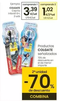 Oferta de Colgate - Cepillo Infantil 6+ por 3,39€ en Eroski