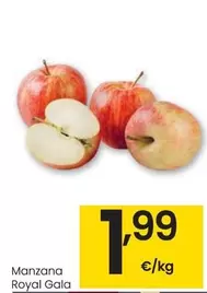 Oferta de Manzana Royal Gala  por 1,99€ en Eroski