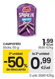 Oferta de Campofrío - Sticks por 1,99€ en Eroski