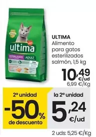 Oferta de Última - Alimento Para Gatos Esterilizados Salmón por 10,49€ en Eroski