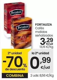 Oferta de Fortaleza - Cafés Molidos  por 3,29€ en Eroski