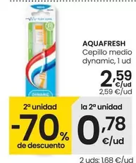 Oferta de Aquafresh - Cepillo Medio Dynamic por 2,59€ en Eroski