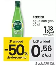 Oferta de Perrier - Agua Con Gas por 1,13€ en Eroski