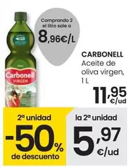 Oferta de Carbonell - Aceite De Oliva Virgen por 11,95€ en Eroski