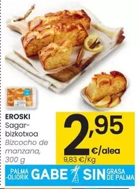 Oferta de Eroski - Bizcocho De Manzana por 2,95€ en Eroski