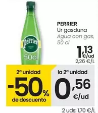 Oferta de Perrier - Agua Con Gas por 1,13€ en Eroski