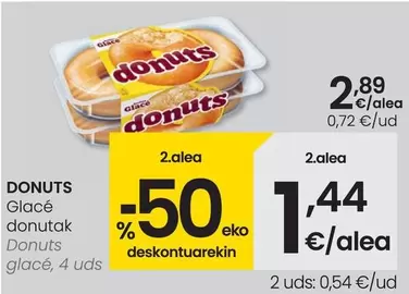 Oferta de Donuts - Glacé por 2,89€ en Eroski