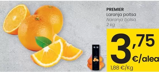 Oferta de Premier - Naranja Bolsa por 3,75€ en Eroski