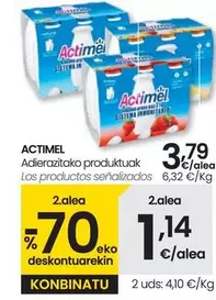 Oferta de Actimel - Los Productos  por 3,79€ en Eroski