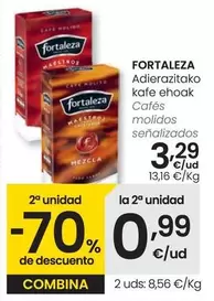 Oferta de Fortaleza - Cafés Molidos  por 3,29€ en Eroski