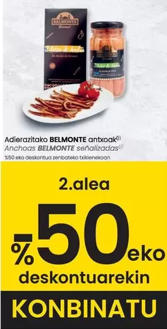 Oferta de Belmonte - Anchoas Senalizadas en Eroski