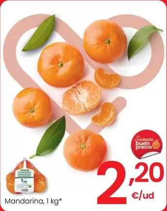 Oferta de Mandarina por 2,2€ en Eroski