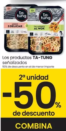 Oferta de Ta Tung - Los Productos Senalizados en Eroski