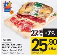 Oferta de Eroski - Paleta D.O.P. Teruel por 25,9€ en Eroski