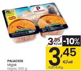 Oferta de Palacios - Migas por 3,45€ en Eroski