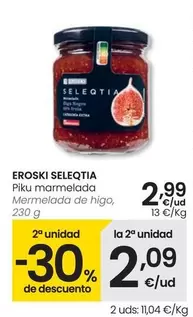 Oferta de Eroski Seleqtia - Mermelada De Higo por 2,99€ en Eroski