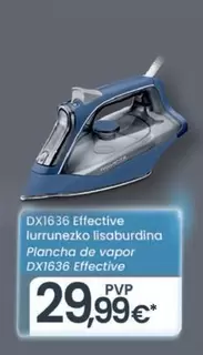 Oferta de Rowenta - Plancha De Vapor DX1636 Effective por 29,99€ en Eroski