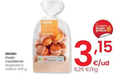 Oferta de Eroski - Magdalena Casera por 3,15€ en Eroski