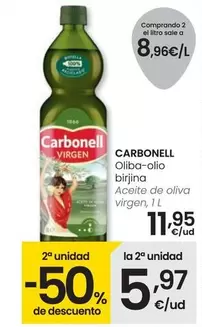 Oferta de Carbonell - Aceite De Oliva Virgen por 11,95€ en Eroski