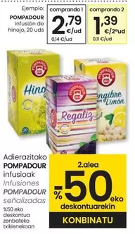 Oferta de Pompadour - Infusión De Hinojo por 2,79€ en Eroski