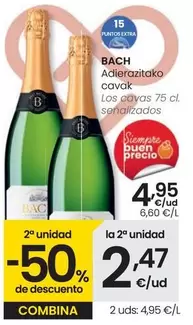 Oferta de Bach - Los Cavas por 4,95€ en Eroski