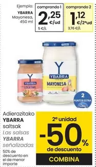 Oferta de Ybarra - Mayonesa por 2,25€ en Eroski