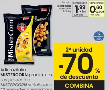 Oferta de MisterCorn - Cocktail Mix por 1,99€ en Eroski