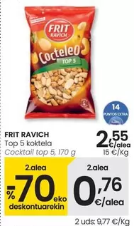 Oferta de Frit Ravich - Cocktail Top 5 por 2,55€ en Eroski